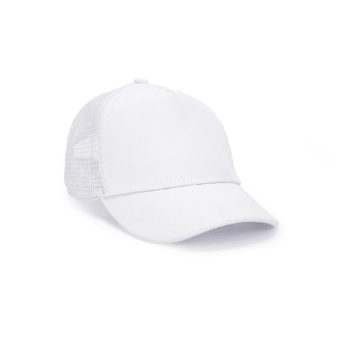 Edoneery Kids Baseball Hat, Adjustable Cotton Cap - color: Mesh-white, style: 3-8 Years