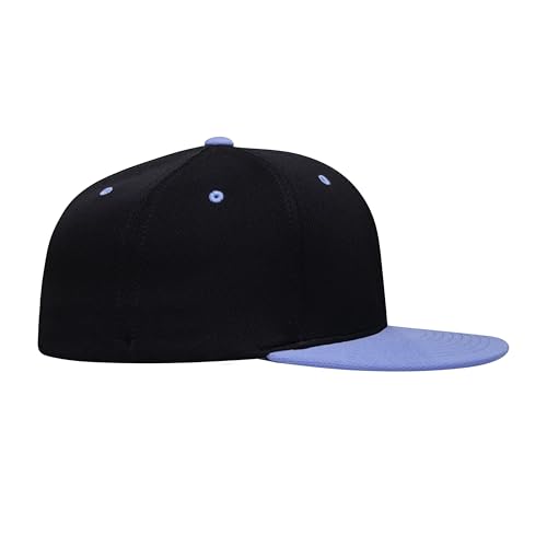 Pacific Headwear Unisex-Adult Pacific Headwear Premium P-tec Flexfit® Cap - color: Navy/Columbia Blue, size: X-Small