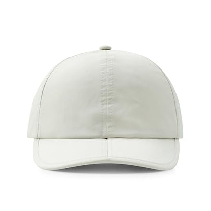 Clakllie Quick Dry 5 Panel Cap for Men Summer Folding Outdoor Hat Breathable Baseball Cap Unstructured Running Hiking Hats - color: Cduk-bssq2582-cream