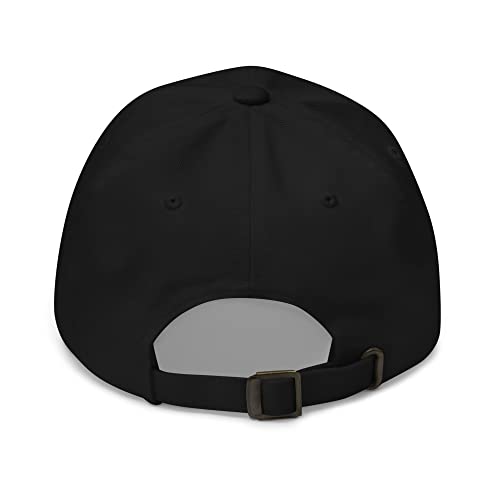 NX Feral Embroidered Curved Bill Cap Relaxed Fit Low Crown Adjustable Dad Hat - color: Black