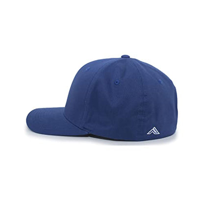 Pacific Headwear Unisex Adult Twill Stretchfit Cap - color: Royal, size: Large