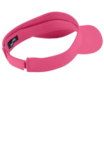 SPORT-TEK Unisex PosiCharge RacerMesh Visor - color: Bright Pink