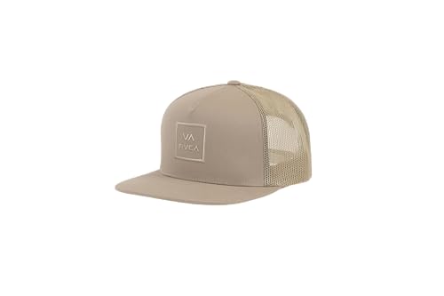 RVCA Men's VA All The Way Trucker Hat - color: Tan