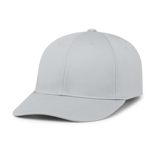 Pacific Headwear Unisex Adult Pacific Headwear Hybrid Snapback Dad Cap - color: Silver