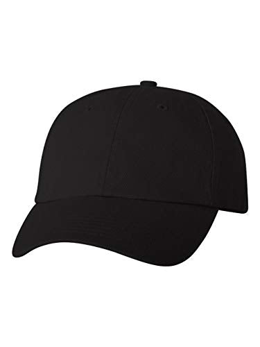 Valucap Adult Bio-Washed Classic Custom Dad Hat - color: Black