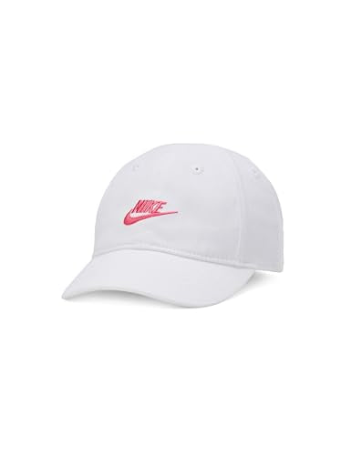 Nike Kids' Club Unstructured Futura Wash Cap - color: White/Pink, size: 12-24 Months