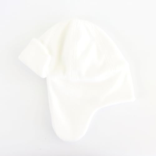 Toddler Trapper Hat with Earflap for Cold Weather Fleece Lined Kids Winter Aviator Hat for Boys Girls - color: Beige, size: 2-4T