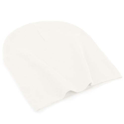 ROYBENS Thin 100% Cotton Beanie for Men Women Lightweight Slouchy Chemo Hat - color: 1pcs-white