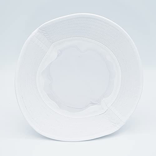 XYIYI Fashion Embroidery Bucket Hat Cotton Beach Fisherman Hats for Women Girls - color: American Flag White