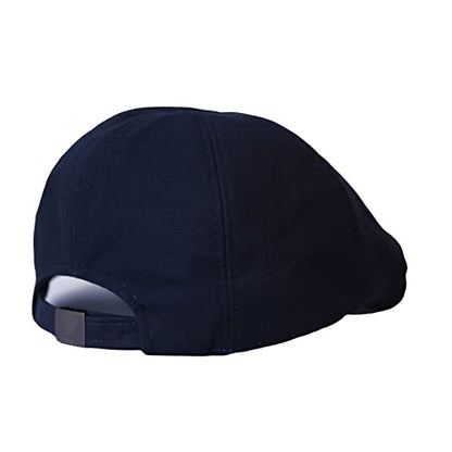 WITHMOONS Flat Cap Cabbie Hat Gatsby Golf Ivy Irish Newsboy Cotton SL31218 - color: Navy