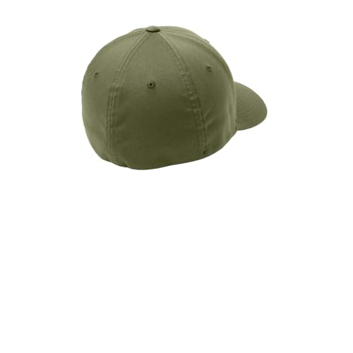 Port Authority Men's Flexfit Cap - color: Olive Drab Green, size: Large