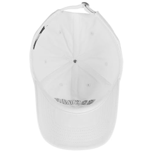 E BY ELIDAN Boston EST 1630 Dad Hat, Embroidered Cotton Baseball Cap - color: White Est 1630