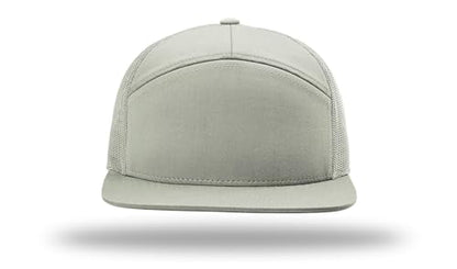 Richardson 168 Hi-Pro 7 Panel Adjustable Snapback Trucker Mesh Back Cap - color: Quarry