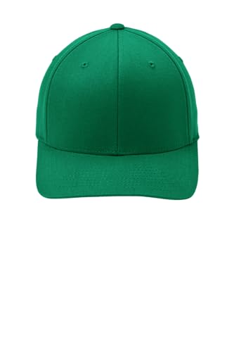Port Authority Flexfit Cotton Twill Cap - color: Kelly Green, size: Small