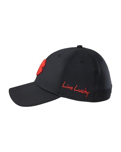 Black Clover Premium Flex Cap - color: 24 - Black Hat/3d Red Clover, size: Small-Medium