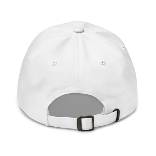 NX Feral Embroidered Curved Bill Cap Relaxed Fit Low Crown Adjustable Dad Hat - color: White