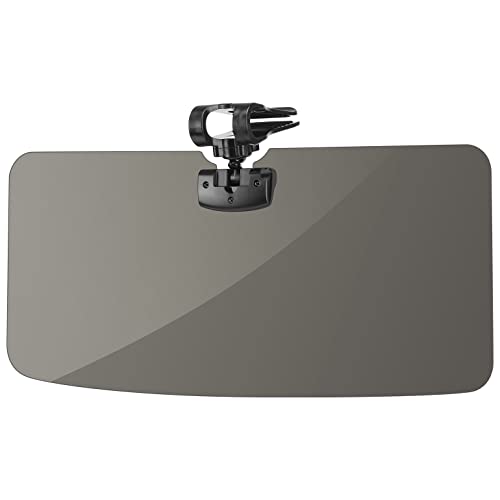 JOYTUTUS Sun Visor for Pickup Truck, Polarized Sun Visor Extender for Truck, Universal UV400 Car Visor Extension Anti-Glare Easy to Install, Protect from Glare/UV Ray/Stray Light - size: Large 17"*8"
