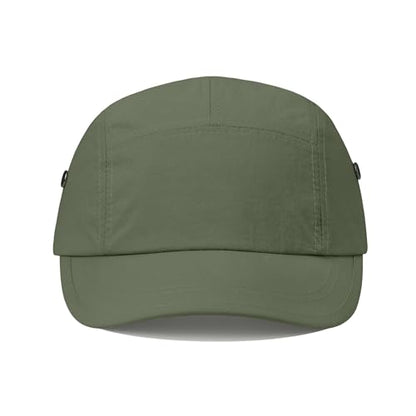 Clakllie Quick Dry Short Brim Cap for Men Lightweight 6 Panel Baseball Cap Golf Dad Hats Women's Running Trucker Hat - color: Bssd2547-green