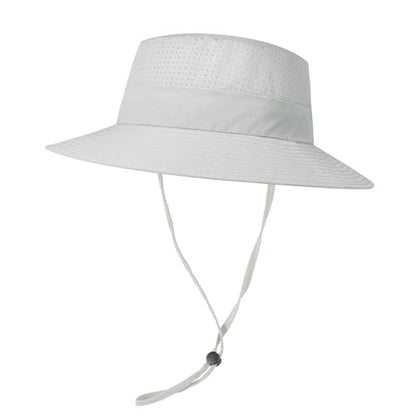 VOBOOM Unisex Wide Brim UV Protection Fishing Sun Hat - color: Grey