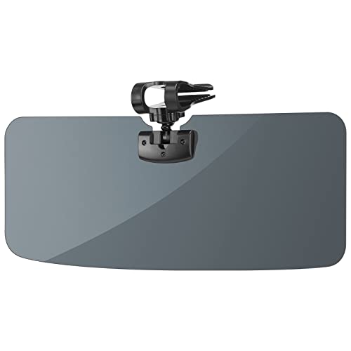 JOYTUTUS Polarized Sun Visor Extender for Full-Size SUVs and Sedans, Universal UV400 Car Visor Extension Anti-Glare Easy to Install, Protect from Glare/UV Ray/Stray Light - size: Medium 15"*6"