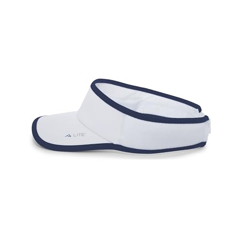 Pacific Headwear Unisex Adult Pacific Headwear Lite Allsport Active Visor - color: White/Navy