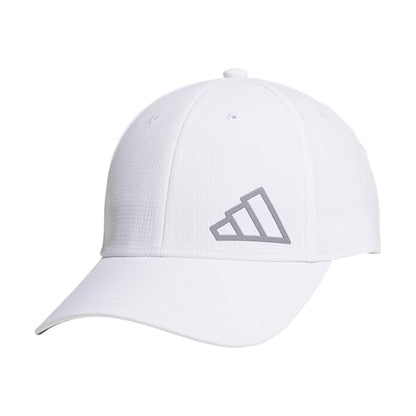 adidas Men's Showcase Snapback Hat - color: White/Grey/Black