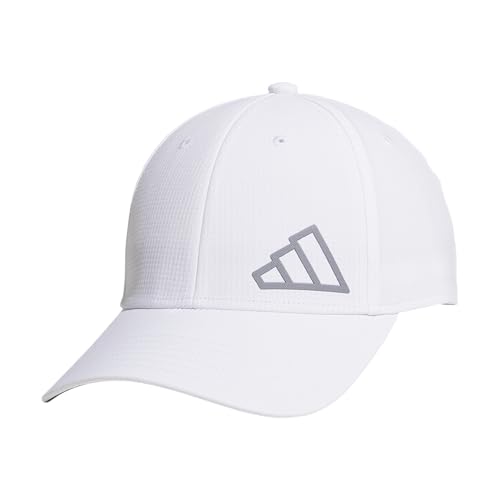 adidas Men's Showcase Snapback Hat - color: White/Grey/Black
