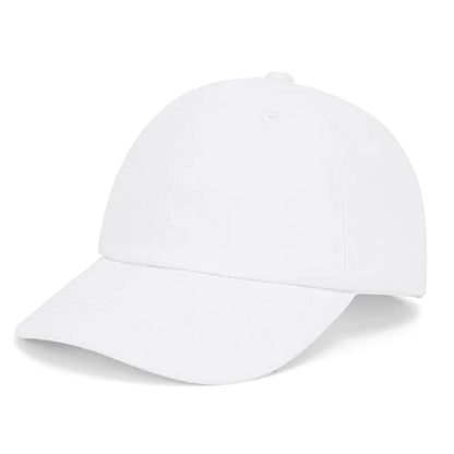 Durio Toddler Baseball Hat Cotton Baby Cap for Boys Girls 1-5T - color: White, size: 2-5T