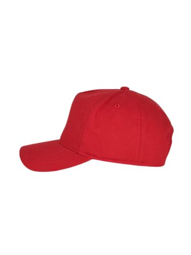 E BY ELIDAN A-Frame Trucker Hat, 5-Panel Blank Snapback - color: Red