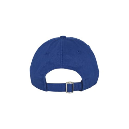 E BY ELIDAN NY Dad Hat, New York EST.1625 Cotton Baseball Cap Women & Men - color: Royal Blue Orange