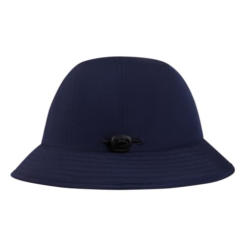 BASSDASH UPF50+ Fishing Bucket Hat for Men Women Lightweight Water Resistant Packable Outdoor Summer Sun Hats FH13 - color: Dark Blue