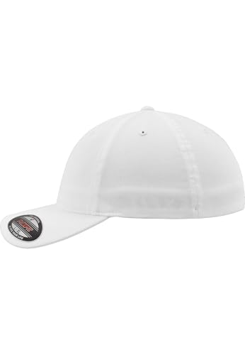 Flexfit Garment Washed Cotton Dad Hat Caps, Unisex, Garment Washed Cotton Dad Hat - color: White, size: Large-X-Large