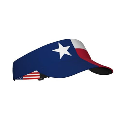 Stylish Visor Cap, Adjustable Lightweight Sun Hat for Men Women Teens - Sports, Beach, Golf, Tennis - color: Texas 2