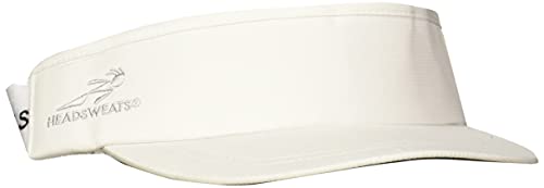 Headsweats Unisex Adult Lightweight Performance Running Sun Visor - color: Bright White