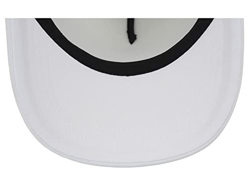 Lids Blank Basic Foam Trucker Adjustable Snapback Hat - color: White/White