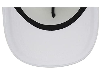 Lids Blank Basic Foam Trucker Adjustable Snapback Hat - color: White/White
