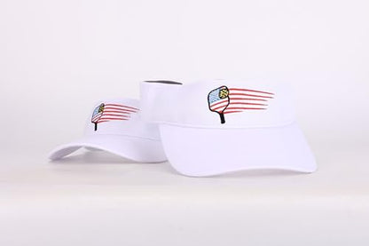 Avino Pickleball Gifts - Men's & Women's Pickleball Hats - color: White Visor