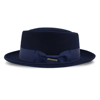 Stetson Cranston Men's Wool Dress Hat - color: Navy, size: X-Large