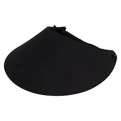 Large Bill Foam Sun Visor - color: Black