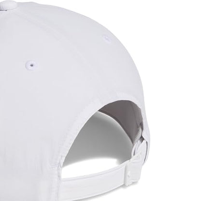 Adidas Unisex 5 Panel Crinkled Nylon Golf Hat - color: White, size: One Size