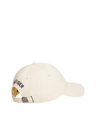 Tommy Hilfiger Men's Cotton Billy Adjustable Flap Baseball Cap - color: Vanilla