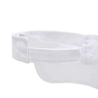 ANDICEQY Retro Ripped Sun Visor Hat, Baseball Sun Visors for Women and Men - color: Retro White