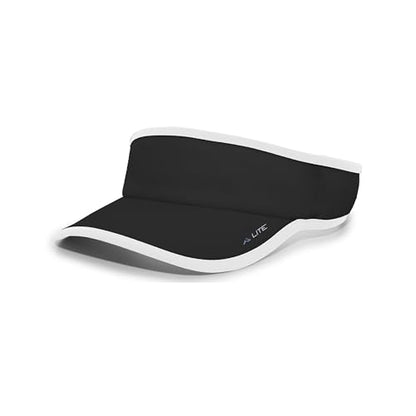 Pacific Headwear Unisex Adult Pacific Headwear Lite Allsport Active Visor - color: Black/White
