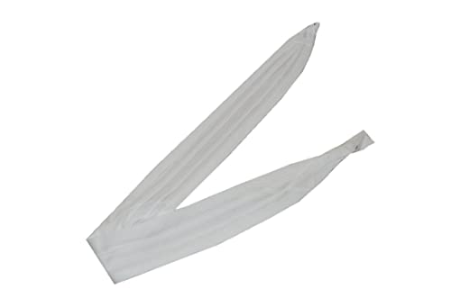 Nayt Cotton Twill Pleated Hat Band for Fedora/Gambler - color: Ivory