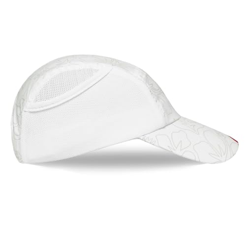 Headsweats Performance Ice Hat - color: White/Red Kona