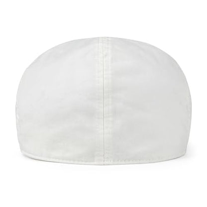 BOTVELA Men Cotton Ivy Irish Gatsby Cabbie Newsboy Cap - color: White, size: 7 1/2