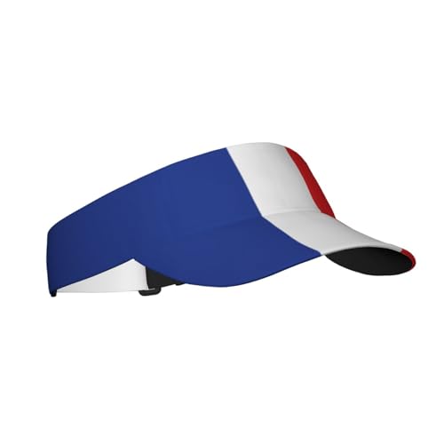 Cute Flag Visors Sun Protection Hats for Men Women Fashion Outdoor Sun Visor Hats Adjustable Summer Hat - color: France Flag