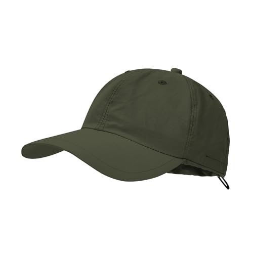 American Trends Mens Sun Hat with Neck Flap, UV Protection Outdoor Flap Hat, Packable Soft Fishing Hiking Gardening Hat - color: Green