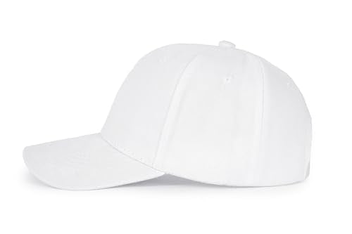 Edoneery Baseball Cap for Men and Women, Low Profile Washed Cotton Dad Hat - color: White-2