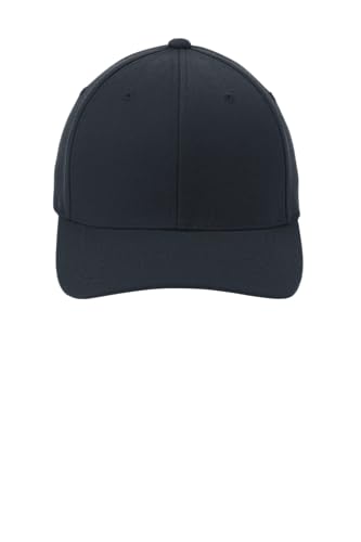 Port Authority Flexfit Wool Blend Cap - color: Dark Navy, size: Small-Medium